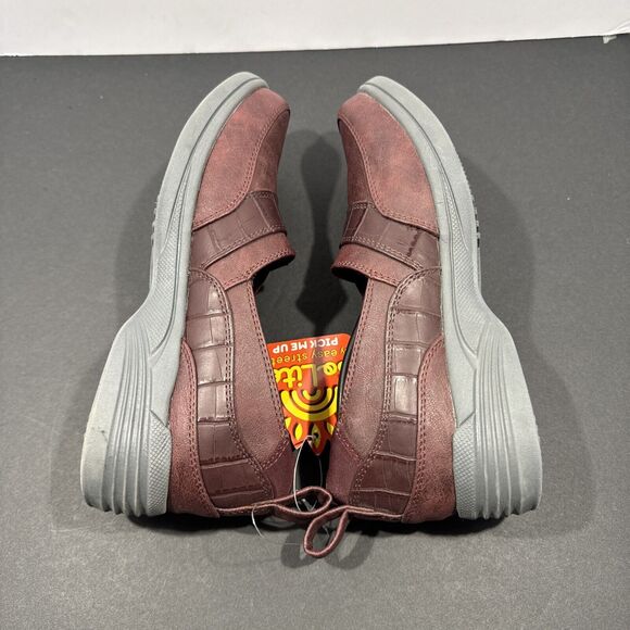 NEW So Lite by Easy Street Slip on Burgundy Clogs Women's Size 5 M - Picture 8 of 10